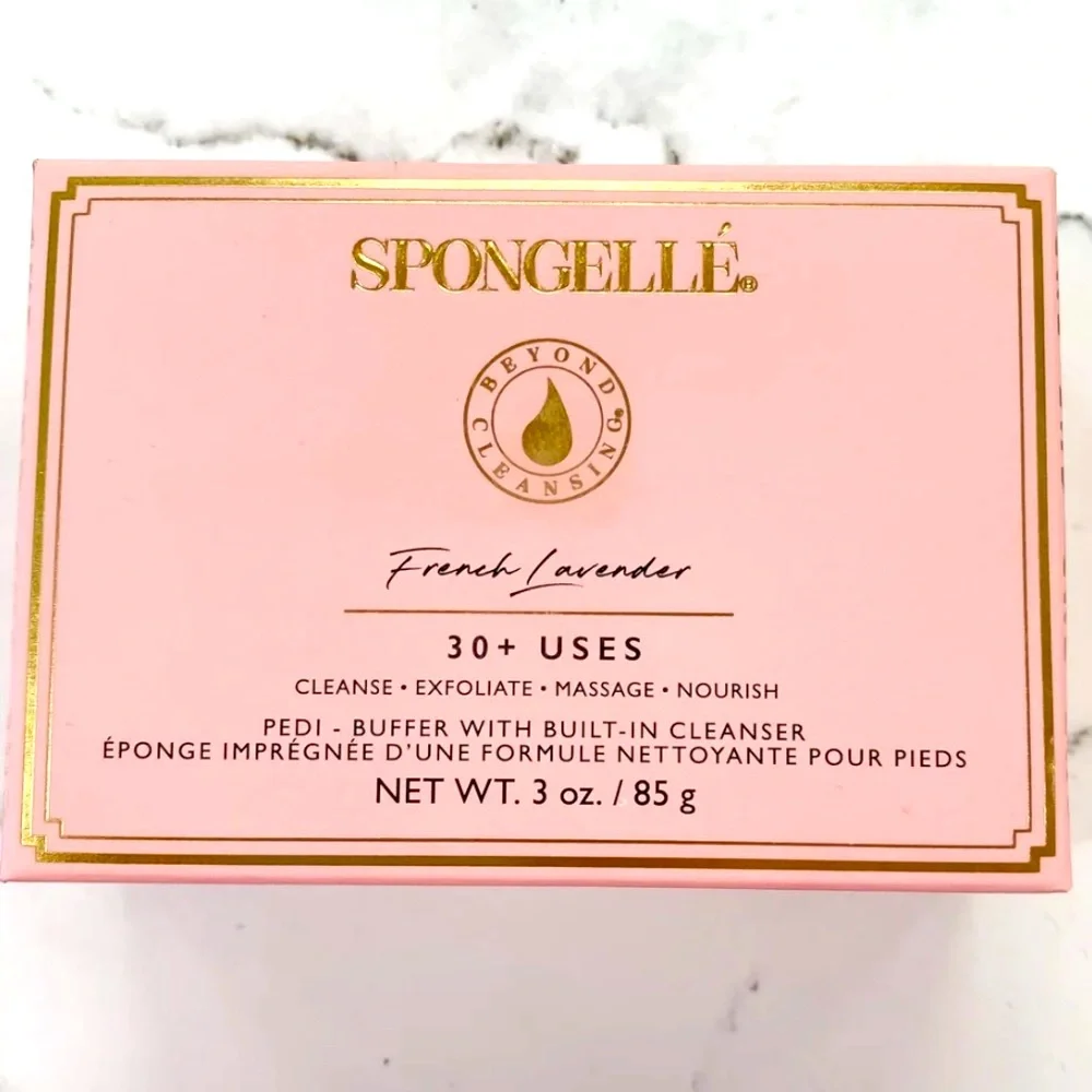 SPONGELLE FRENCH LAVENDER PEDI-BUFFER